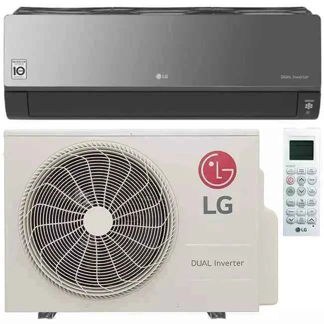 LG Artcool Black wandmodel airco met WiFi, 2,5 kW inverter, R32 koelmiddel, strak design, geschikt voor thuisgebruik