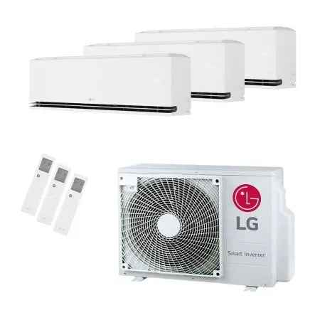 LG Dualcool Deluxe Multi-Split airconditioner met WiFi, 5,3 kW, multi-zone systeem, Sunteg merk, modern en efficiënt klimaatbeheersing.