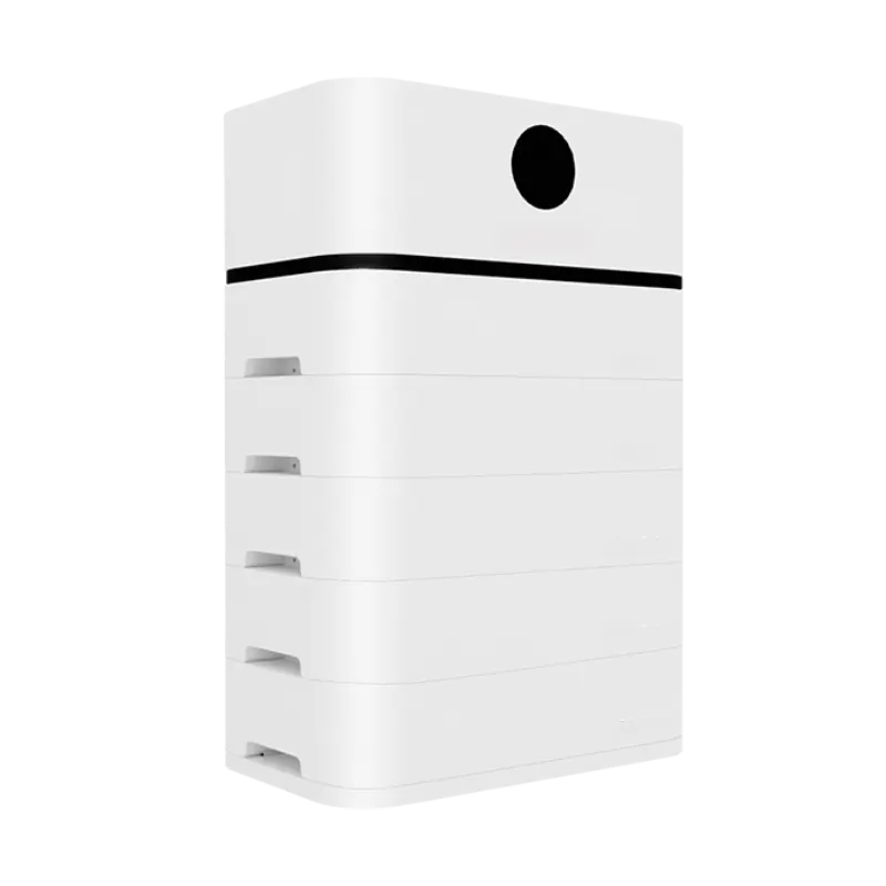 Sunteg LFP-high voltage thuisbatterij van 5 kWh voor energieopslag, LFP-technologie, binnengebruik, zwart en compact ontwerp